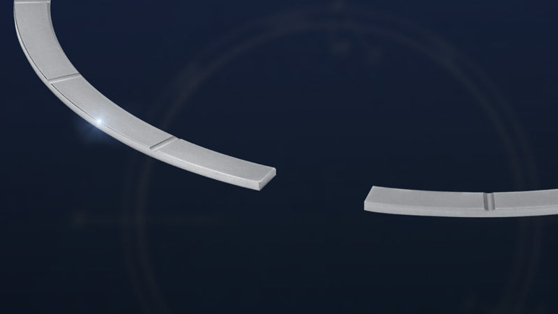 Gas Ported - AP Steel - 3.622 Bore Size - 1.0 1.2 2.8 Groove Dimension - Standard Tension - 1CYL - No Oversize - 3622CSGP
